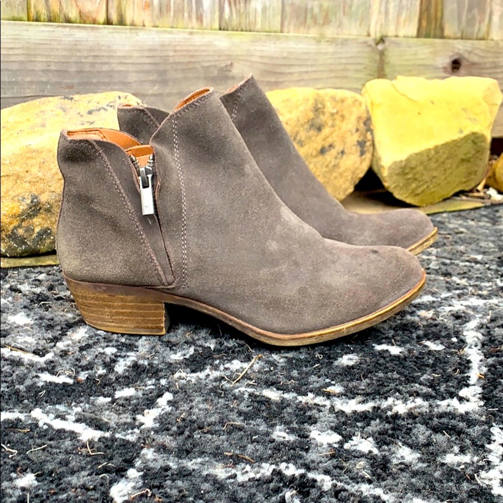 SOLD: Lucky Brand Suede Booties